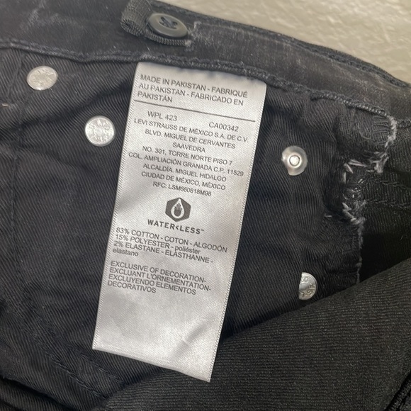 Black Jeans Denizen skinny stretchy - Picture 3 of 7